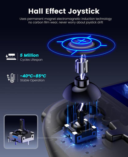 ESYWEN Switch 2 Controller - Hall Effect Joystick - One Piece Switch Joypad Replacement to Switch 2 Pro Controller'S Feel, with 9 RGB Lighting, Turbo, Macro, Keylinker App